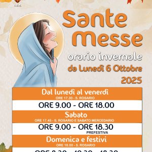 Orari invernali S.Messe 2025